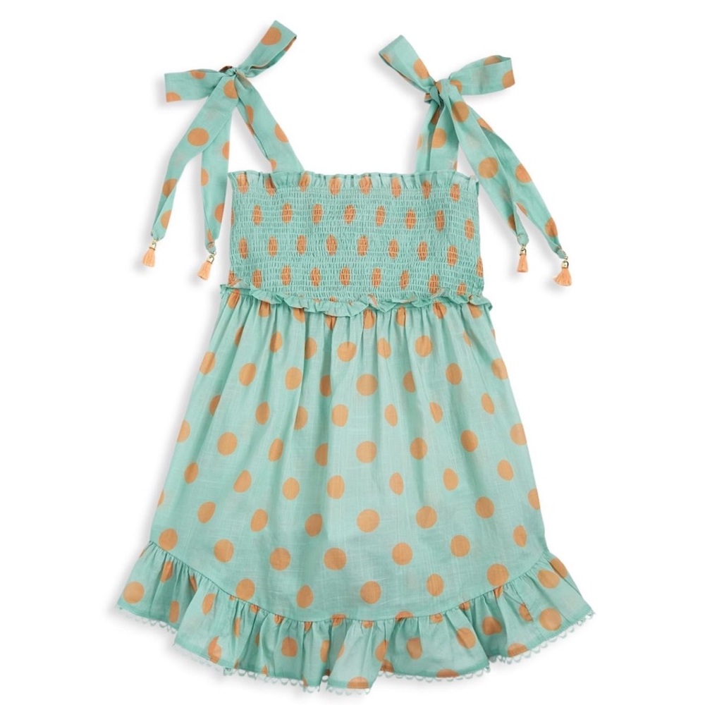 Zimmermann Kids Girl's Kirra Tie-Shoulder A-Line Dress
